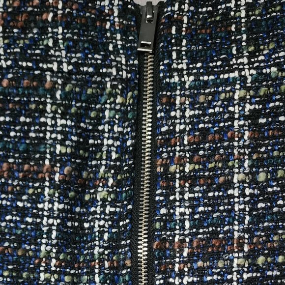 NEW BALDWIN Women Milla Multi Plaid Woven Tweed High Waisted Mini Zipper Skirt - Picture 7 of 7